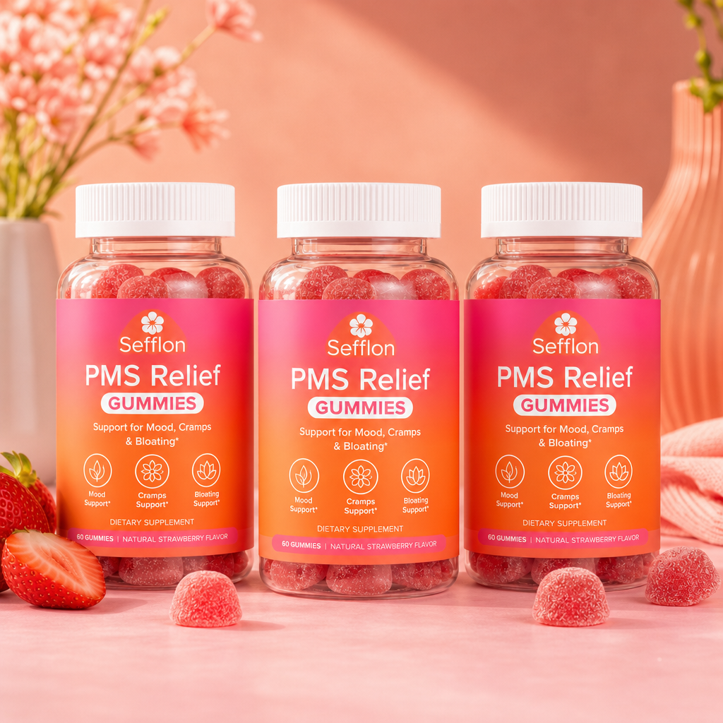 Sefflon PMS Period Relief Gummies - Anticramp Formula