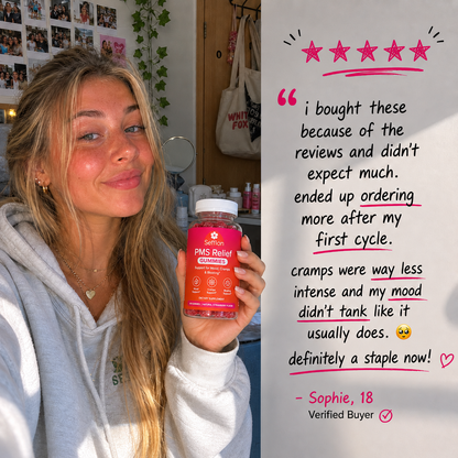 Sefflon PMS Period Relief Gummies - Anticramp Formula