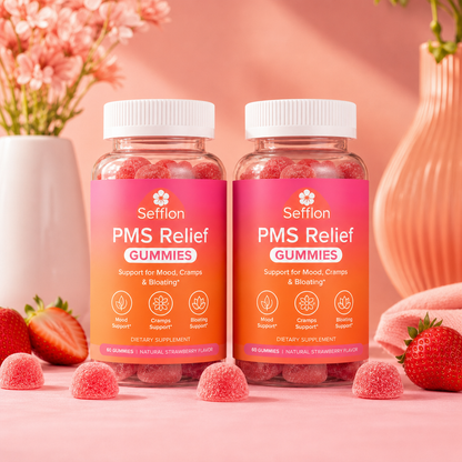 Sefflon PMS Period Relief Gummies - Anticramp Formula
